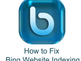 Solution website not indexed by Bing