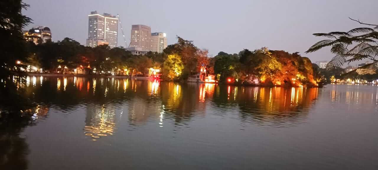 Hanoi night view